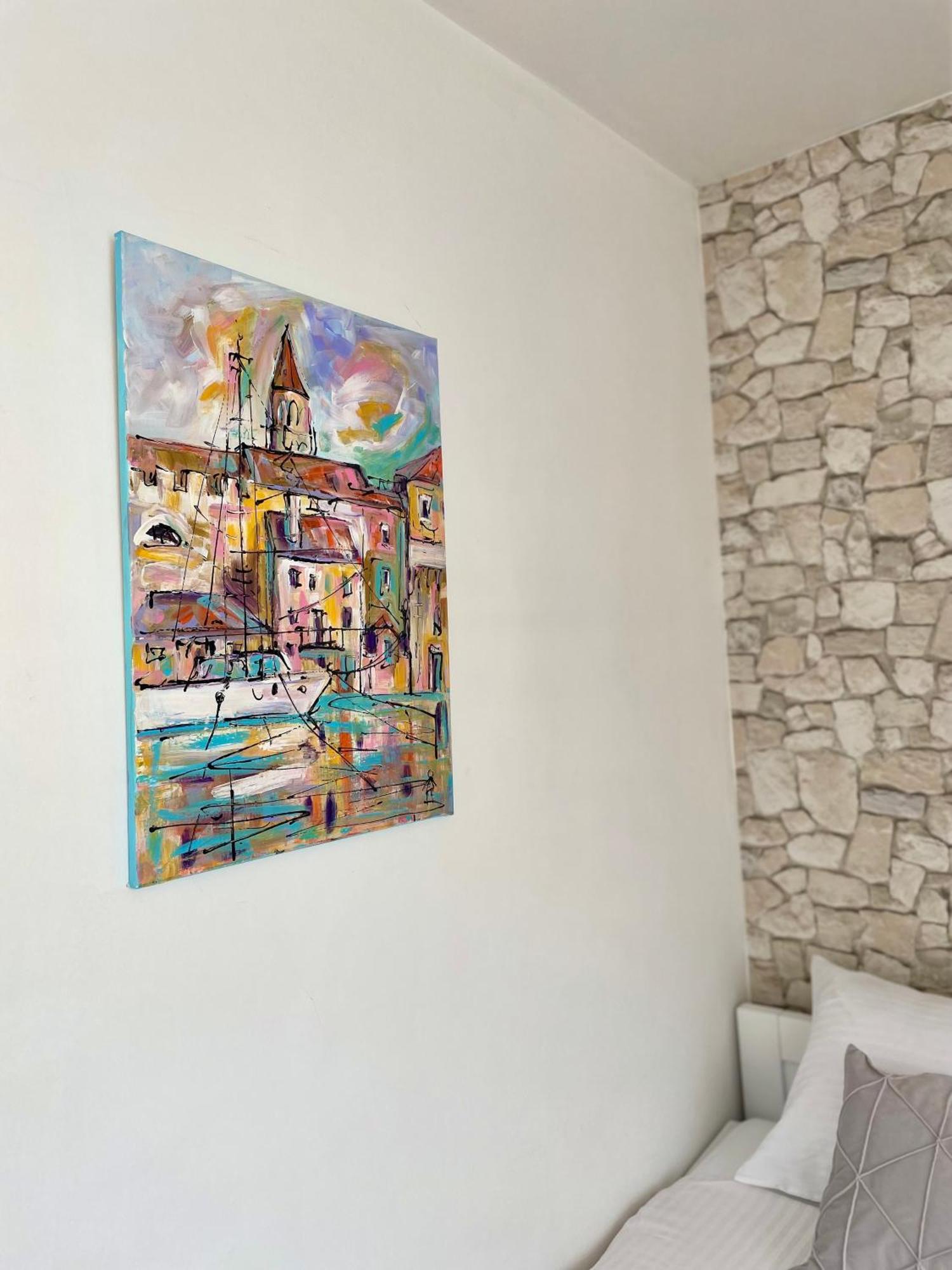 Dinka Old Town Apartment With Sea View Трогір Екстер'єр фото